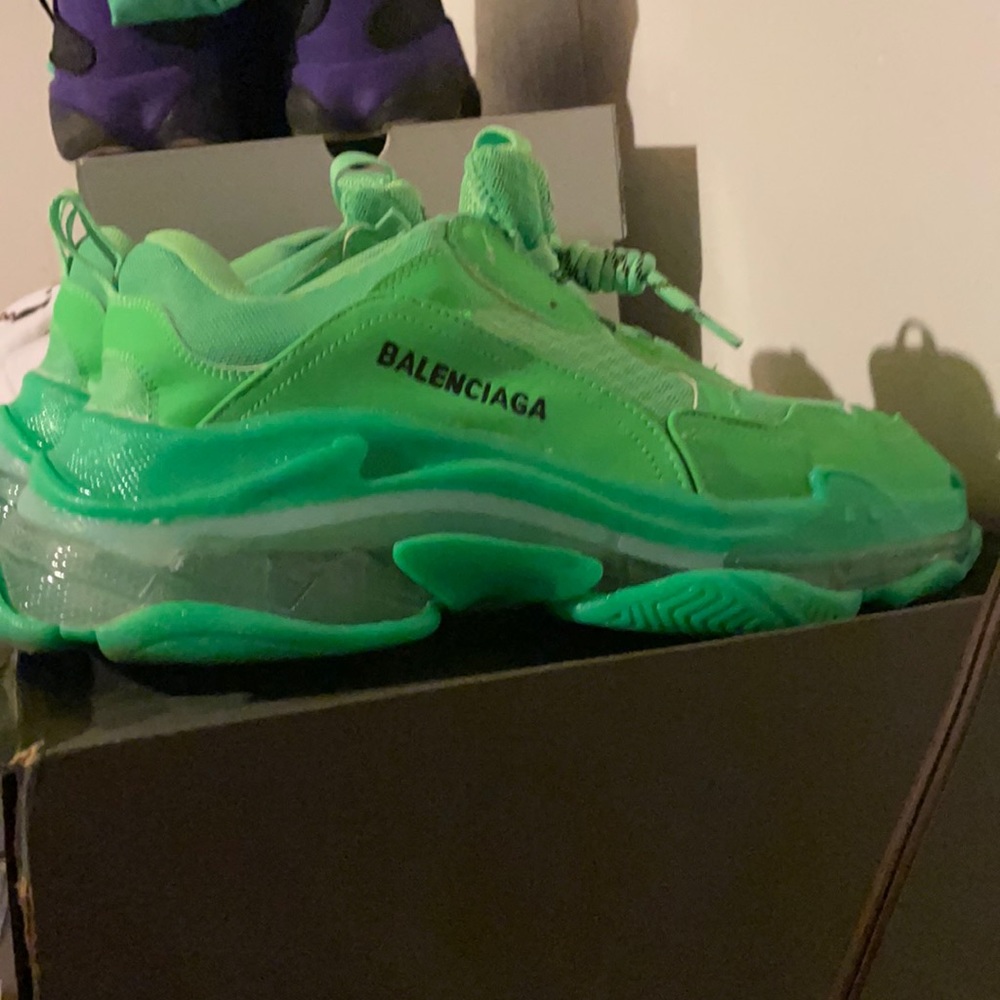 Balenciaga triple S shoes.